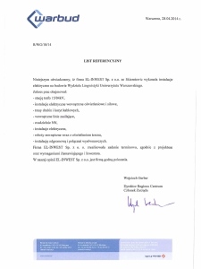 Warbud - Uniwersytet Lingwistyki w Warszawie